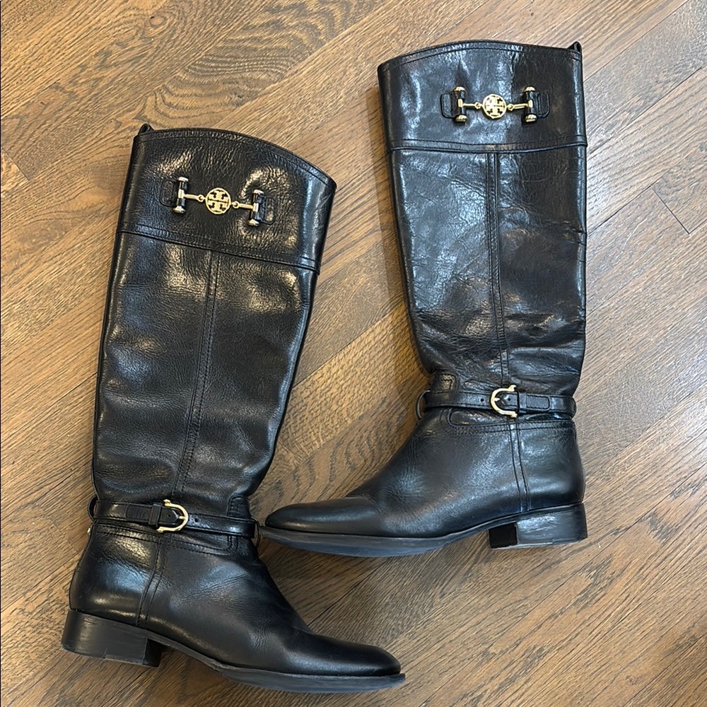 Tory Burch Black Heeled Boots